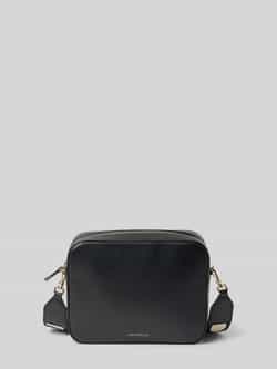 Coccinelle Crossbodytas van leer met labeldetail