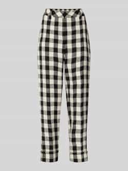 Marc Cain Regular fit stoffen broek in verkorte pasvorm
