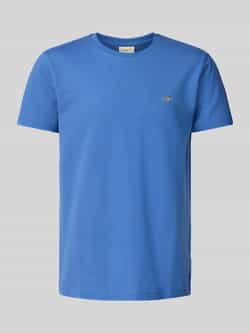 Gant Slim fit T-shirt met labelstitching
