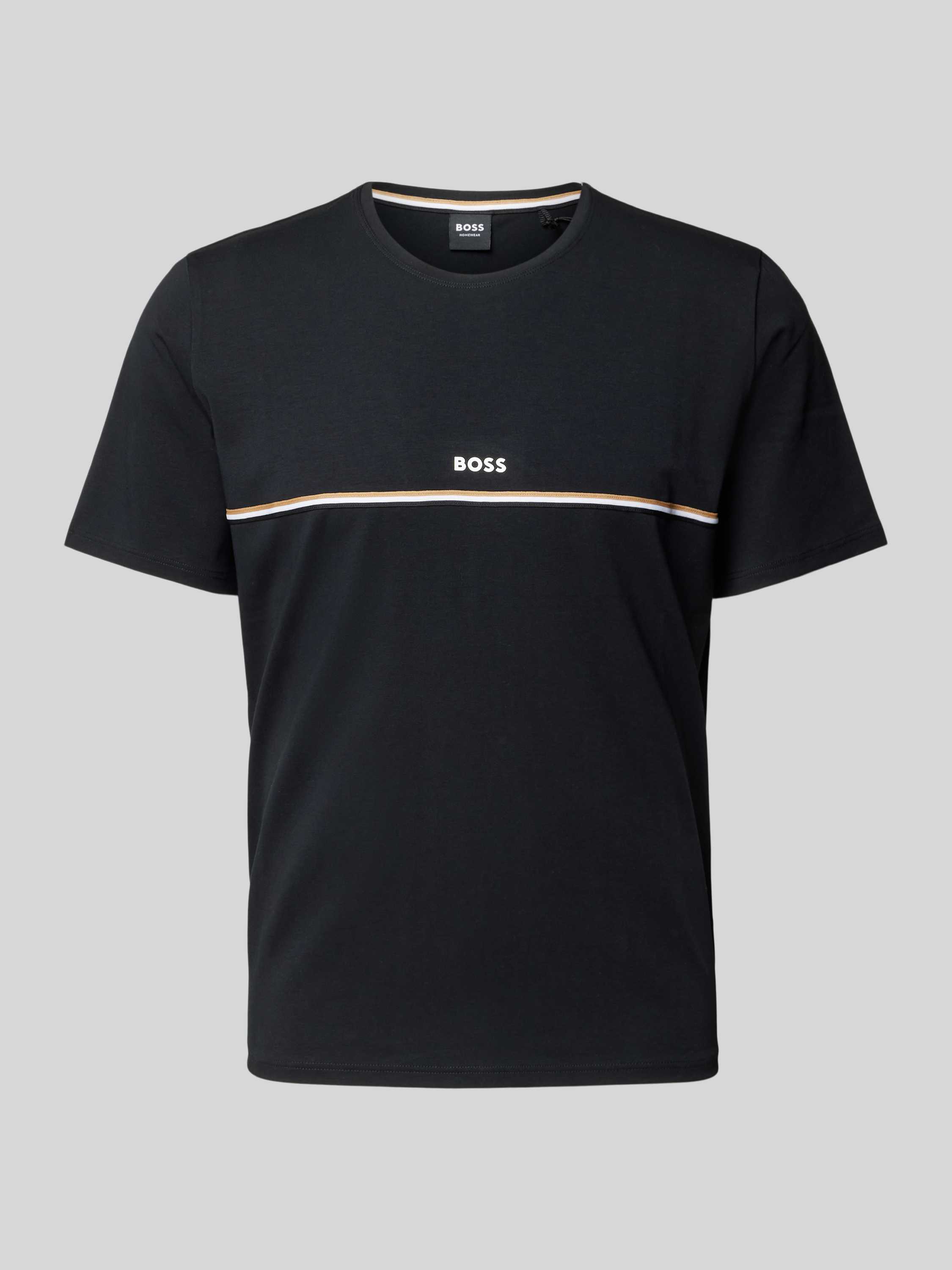 Boss T-shirt met ronde hals model 'Unique'