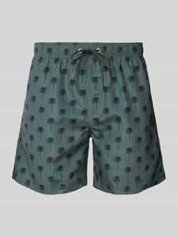 Schiesser Relaxed fit zwembroek met labelapplicatie