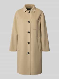 Weekend Max Mara Regular fit lange wollen jas met knoopsluiting met enkele knoopsluiting model 'ZENONE'