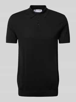 Selected Homme Poloshirt met elastische boorden