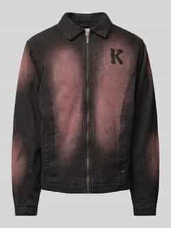 Karl Kani K Patch Color Spray Denim Jacket Spijkerjassen in multicolor formaten: M