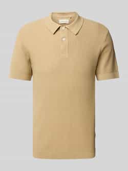Blend Super skinny fit poloshirt met structuurmotief model 'AIDEN'