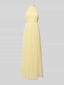 Lace & Beads Cocktailjurk met halter en tailleband