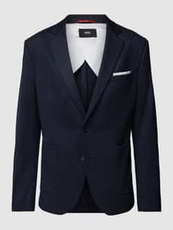 CINQUE Slim-Fit Tweed Jas Blue Heren