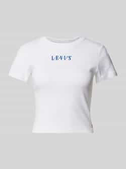Levi's Kort T-shirt met labelstitching