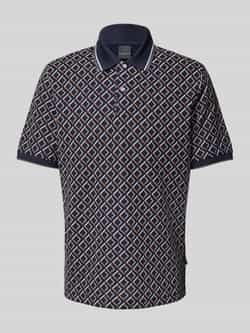 Bugatti Regular fit poloshirt in all-over look