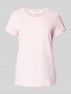 QS T-shirt met ronde hals