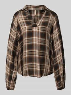 Soyaconcept Regular fit blouse met V-hals model 'Inga'