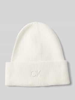 Calvin Klein Jeans Muts CK EMBROIDERY FINE RIB BEANIE K60K612590