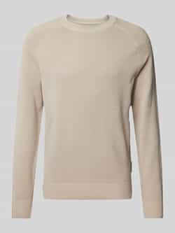 MARC O POLO Gebreide pullover met ribboorden