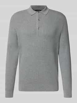 OLYMP Level Five Gebreide pullover met kentkraag