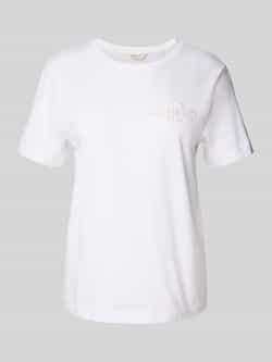 Gant Regular fit T-shirt van puur katoen met logopatch