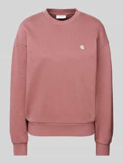 Carhartt Work In Progress Sweatshirt met logostitching model 'CASEY'