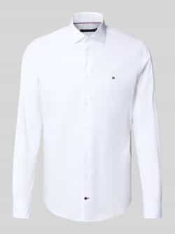 Tommy Hilfiger Tailored Slim fit zakelijk overhemd van katoenmix