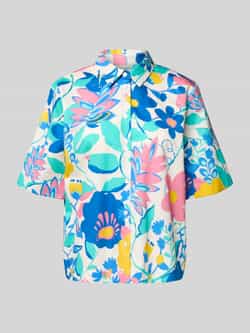 Eterna Regular fit blouse in all-over look