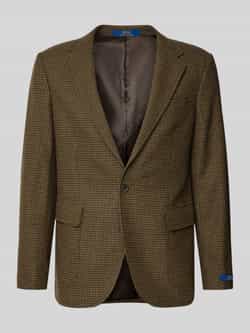Polo Ralph Lauren Wollen colbert met klepzakken model 'MINI GUNCHECK'