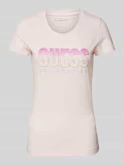 Guess T-shirt Korte Mouw CN SS GLITTER DEGRAD W5GI14 J1314