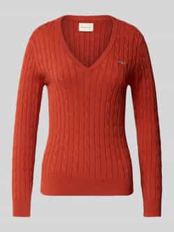 Gant Gebreide pullover met ribboorden