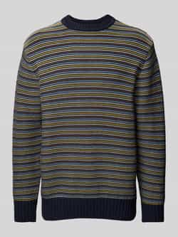 Knowledge Cotton Apparel Gebreide pullover met ronde hals