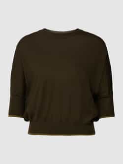 Max Mara Studio Gebreid shirt met ribboorden model 'KERRY'