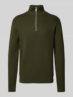 SELECTED HOMME Schipperstrui SLHDANE LS KNIT STRUCTURE HALF ZIP NOOS