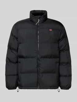 Levi's Regular fit gewatteerd jack met logostitching model 'PIEDMONT'