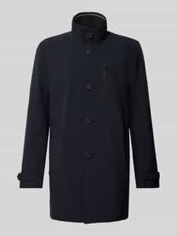 S.Oliver BLACK LABEL Regular fit lange jas met waterafstotende functie en opstaande kraag
