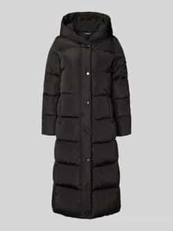 Lauren Ralph Lauren Slim fit gewatteerde lange jas met capuchon
