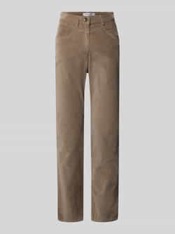 Raphaela By Brax Super slim fit broek van fijn corduroy model 'Laura'