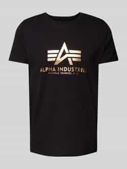 Alpha industries Heren Lifestyle T-shirt Black Heren