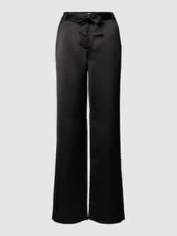 S.Oliver BLACK LABEL Stoffen broek met strikdetail