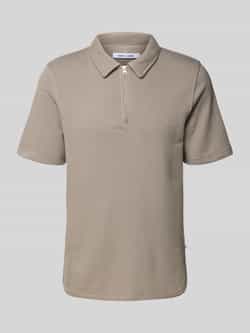Samsøe Regular fit poloshirt met ritssluiting model 'OLLI'