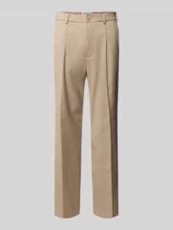 JAKE*S STUDIO MEN Straight leg broek met bandplooien