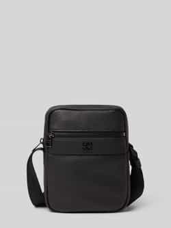 HUGO Handtas met labelapplicatie model 'Quantic'