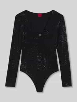 HUGO Slim fit body van glanzende elastische jersey model 'DAMMERY'