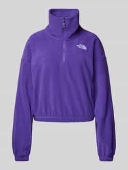 The North Face Kort sweatshirt met opstaande kraag model 'Glacier'