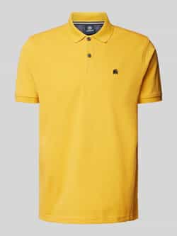 Lerros Shirt met korte mouwen met logoborduursel op borsthoogte
