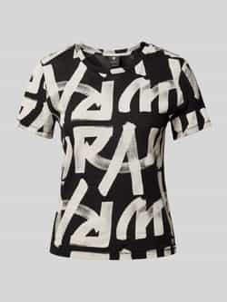 G-Star Raw T-shirt met labelprint model 'Calligraphy'