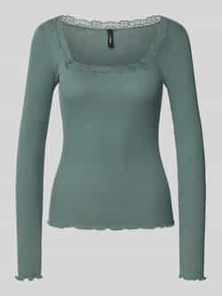 Only Slim fit shirt met lange mouwen van puur katoen model 'XENA'