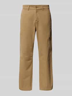Lacoste Straight leg broek met achterzakken