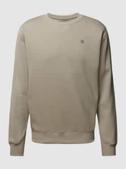 G-Star Raw Sweatshirt met logostitching model 'Premium'