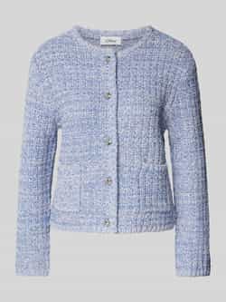 S.Oliver RED LABEL Regular fit gebreid jack van katoenmix