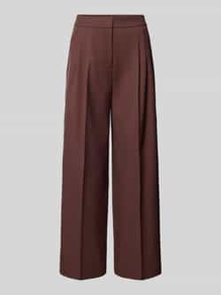 HUGO Wijde broek met viscose model 'HORESA'