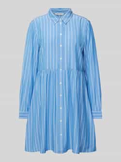 Tom Tailor Denim Uitlopende blousejurk met viscose