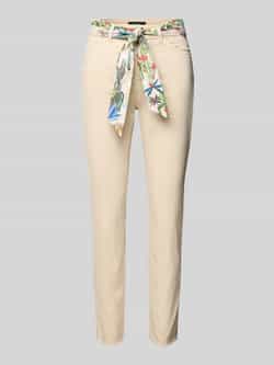 Marc Cain Jeans met stoffen riem