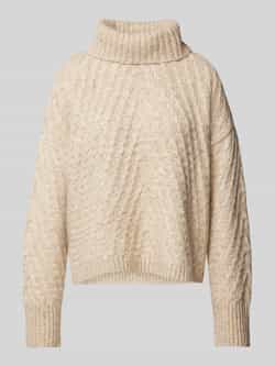 Opus Stijlvolle Pullover met Plinea Detail Brown Dames