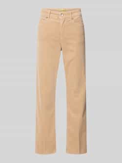 CAMBIO Corduroy broek in verkorte pasvorm model 'FRANCESCA'